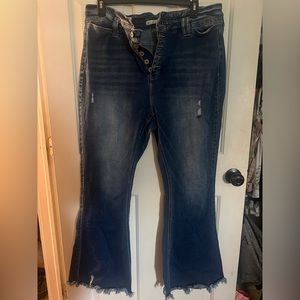 KanCan Flare Button Close Jeans